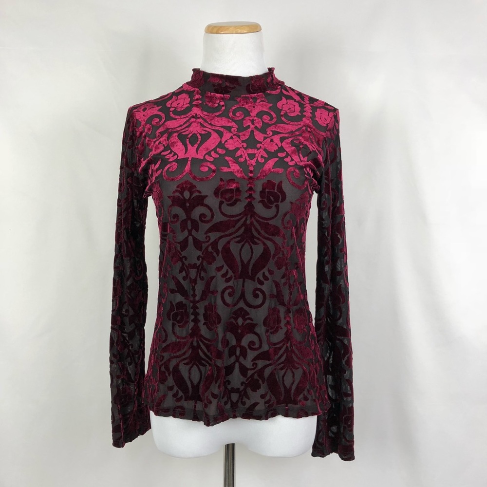 Sage Velvet top